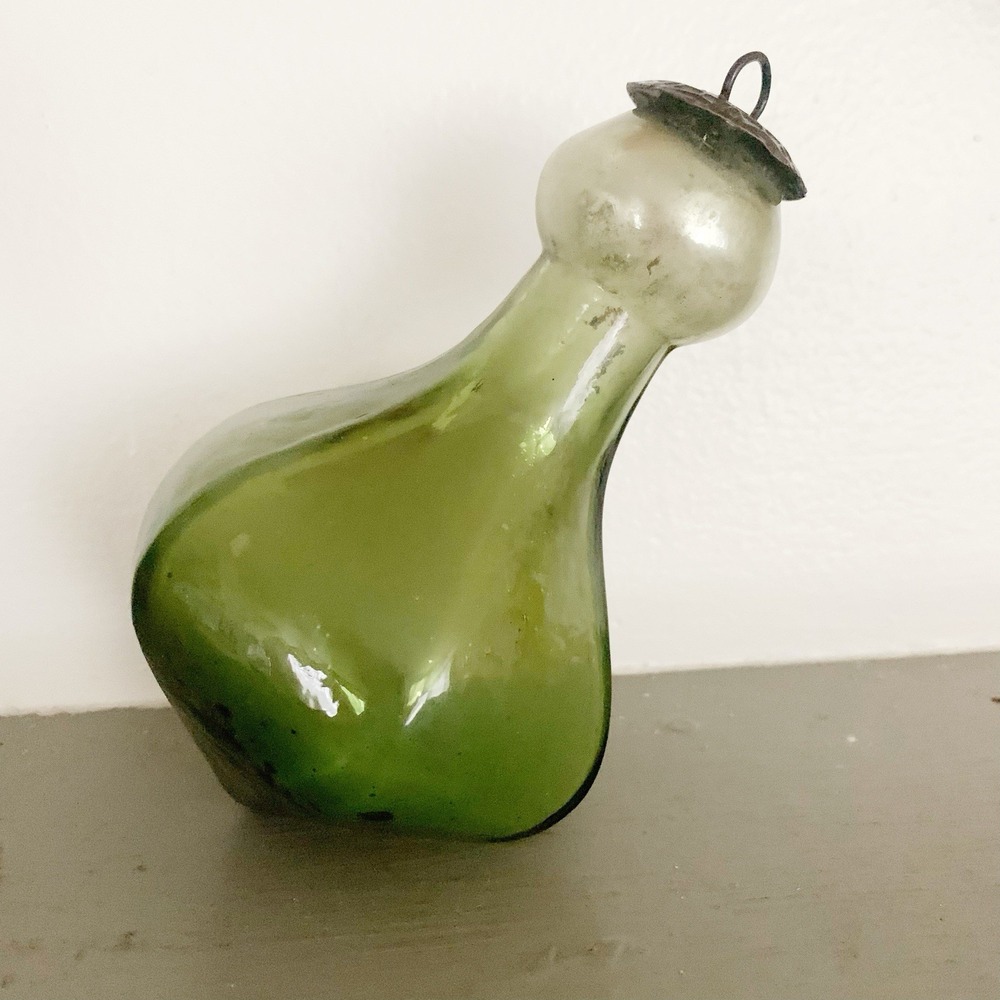 Vintage Midwest Kugel‎ Mercury Metallic Glass Ornaments